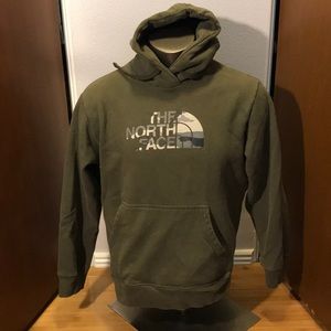 The North Face Camo Hoodie Sweatshirt Mens sz XL